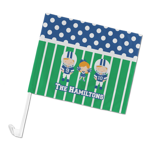 Custom Football Car Flag - Large (Personalized)