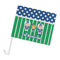 Football Car Flag - Large (Personalized)