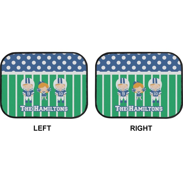 Football Car Floor Mats (Back Seat) (Approval)