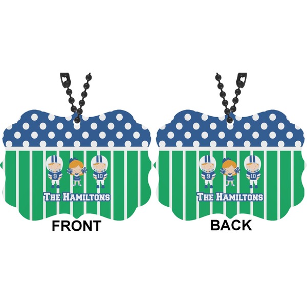 Football Car Ornament (Approval)