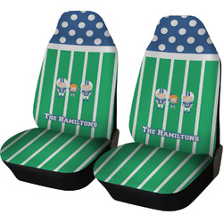 Football Car Seat Covers (Set of Two) (Personalized)