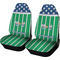 Football Car Seat Covers (Set of Two) (Personalized)