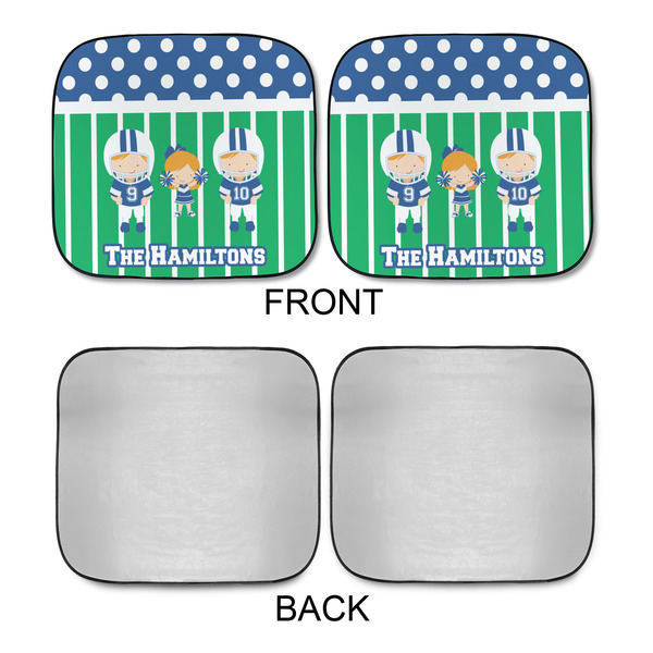 Football Car Sun Shades - APPROVAL