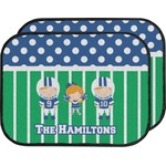 Football Car Floor Mats (Back Seat) (Personalized)