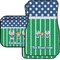 Football Car Floor Mats Set - 2 Front & 2 Back (Personalized)