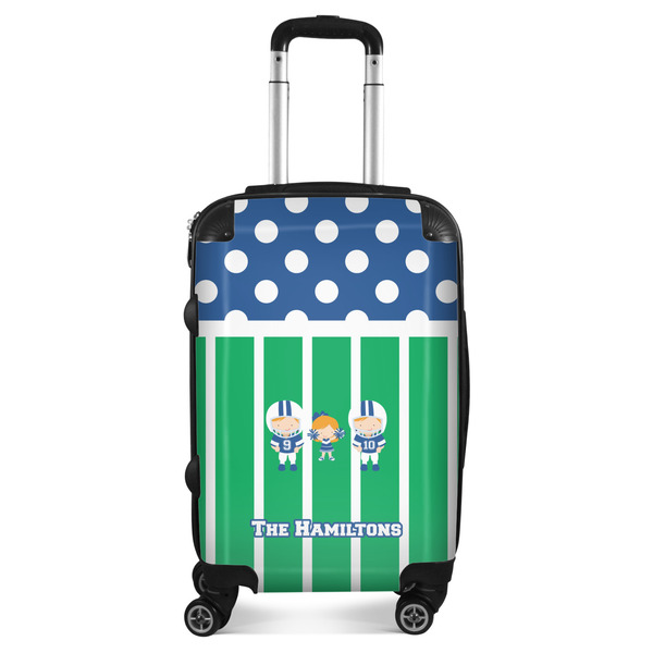 Custom Football Suitcase - 20" Carry On (Personalized)