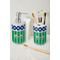 Football Ceramic Bathroom Accessories - LIFESTYLE (toothbrush holder & soap dispenser)