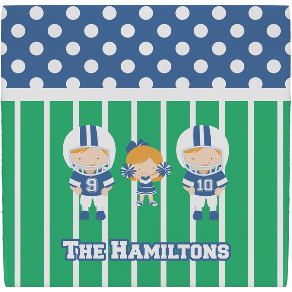 Custom Football Ceramic Tile Hot Pad (Personalized)