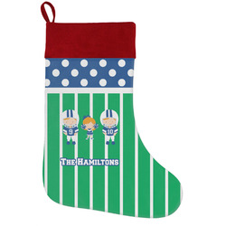 Football Holiday Stocking w/ Multiple Names