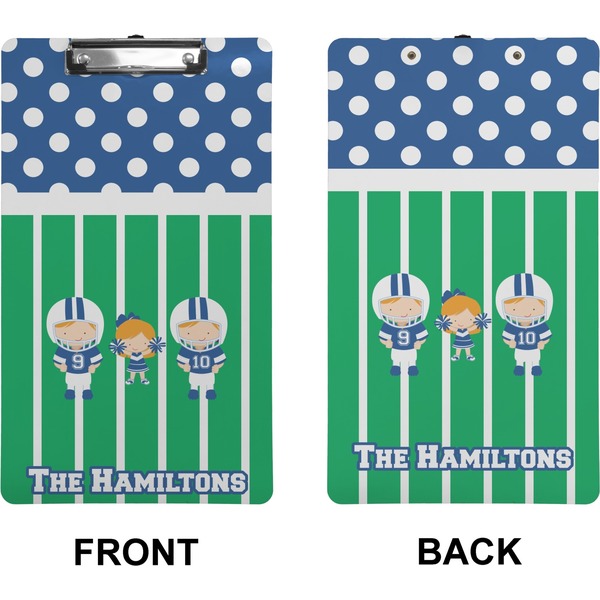 Football Clipboard (Legal) (Front + Back)