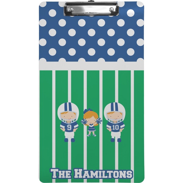 Custom Football Clipboard (Legal Size) (Personalized)