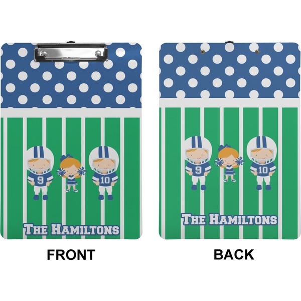 Football Clipboard (Letter) (Front + Back)
