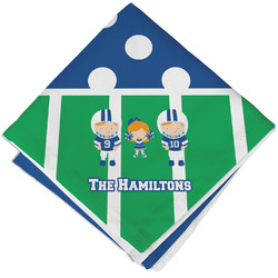 Football Cloth Cocktail Napkin - Single w/ Multiple Names