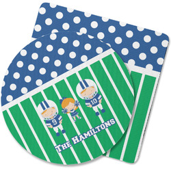 Football Rubber Backed Coaster (Personalized)