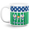 Football 20 Oz Coffee Mug - White (Personalized)