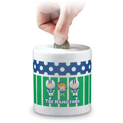 Football Coin Bank (Personalized)