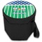 Football Collapsible Personalized Cooler & Seat (Closed)