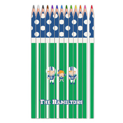 Football Colored Pencils (Personalized)