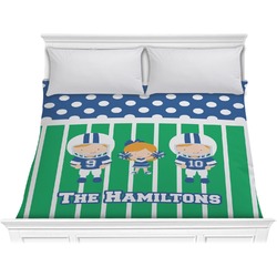 Football Comforter - King (Personalized)