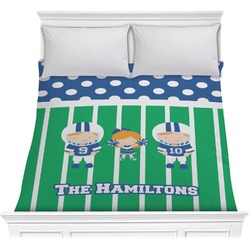 Football Comforter - Full / Queen (Personalized)