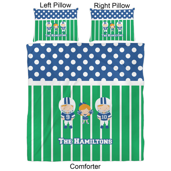 Football Comforter Set - Queen - Approval