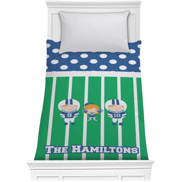 Custom Football Comforter - Twin (Personalized)