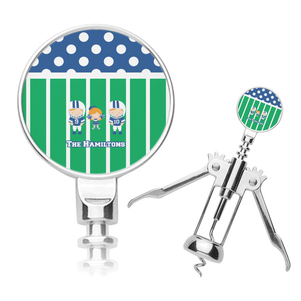 Custom Football Corkscrew (Personalized)