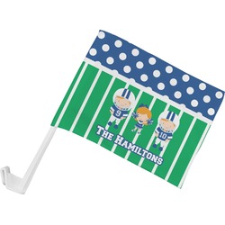 Football Car Flag - Small w/ Multiple Names