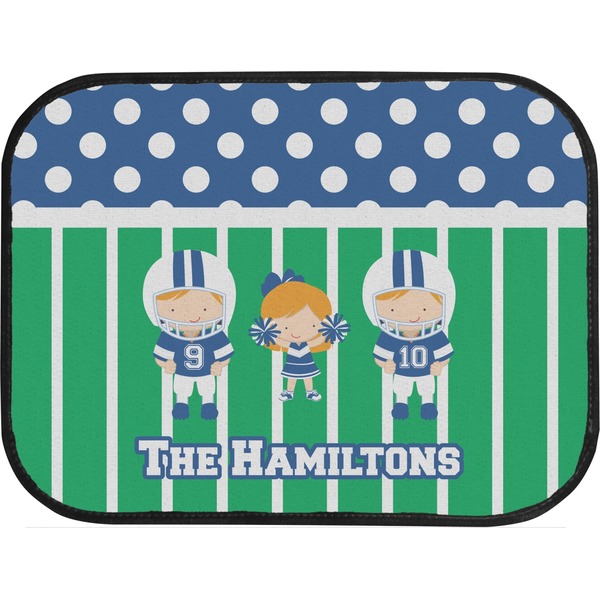 Football Custom Car Floor Mats (Back Seat)