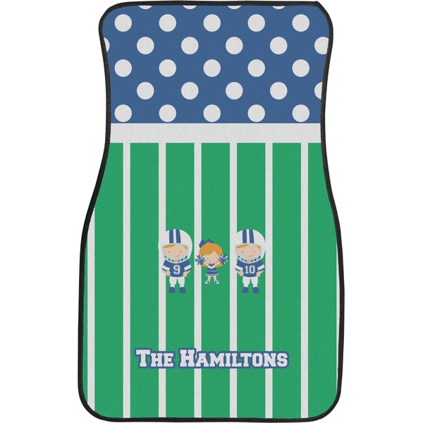 Football Custom Car Floor Mats (Front Seat)