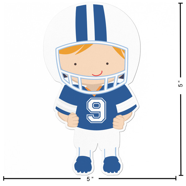 Football Custom Shape Iron On Patches - L - APPROVAL