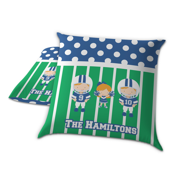Football Decorative Pillow Case - TWO