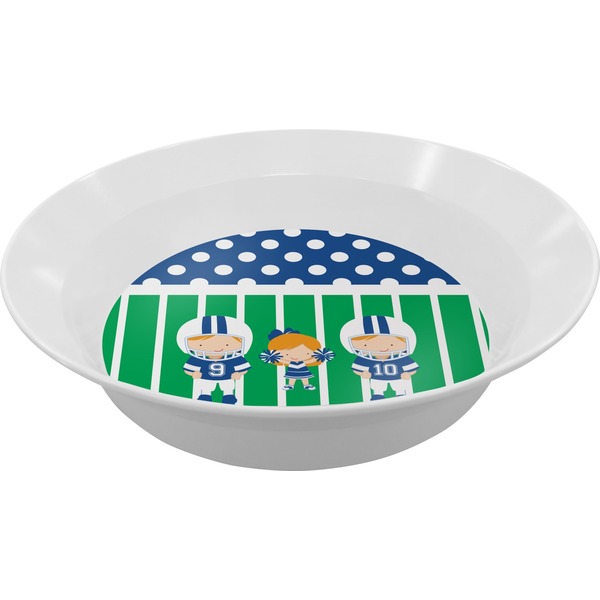 Custom Football Melamine Bowl - 12 oz (Personalized)