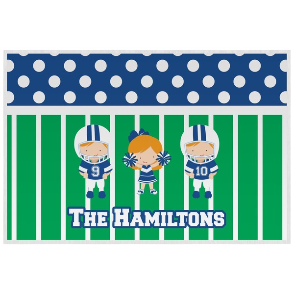 Custom Football Laminated Placemat w/ Multiple Names