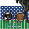 Football Dog Food Mat - Large w/ Multiple Names