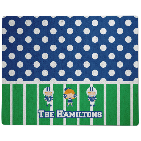 Football Dog Food Mat - Large without Bowls