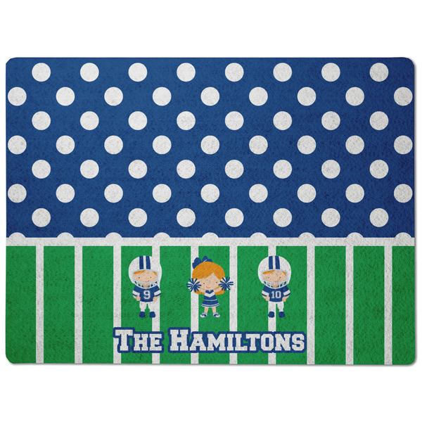 Football Dog Food Mat - Medium without bowls