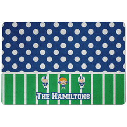 Football Dog Food Mat w/ Multiple Names