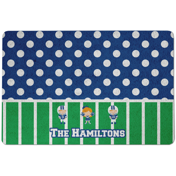 Football Dog Food Mat - Small without bowls