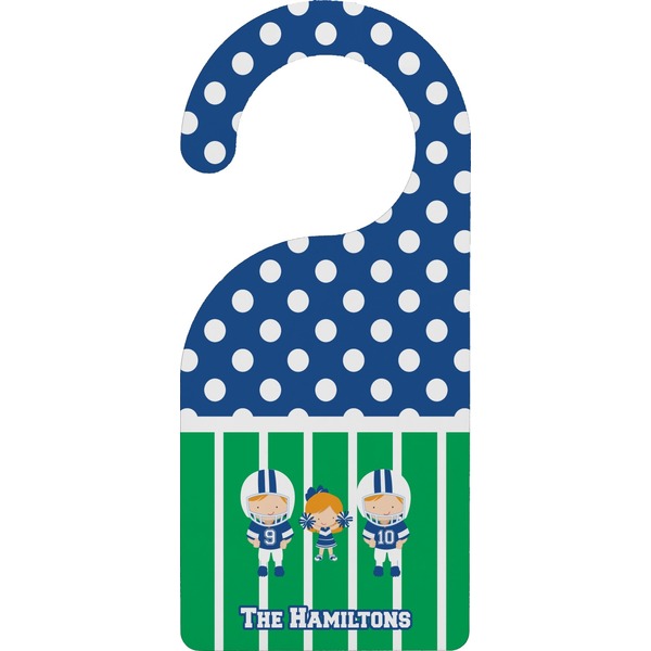 Custom Football Door Hanger (Personalized)