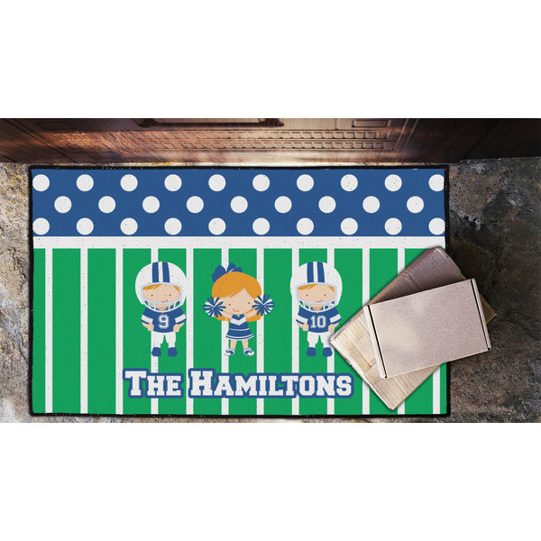 Football Door Mat - LIFESTYLE (Lrg)