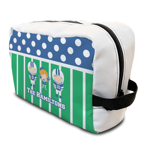 Custom Football Toiletry Bag / Dopp Kit (Personalized)