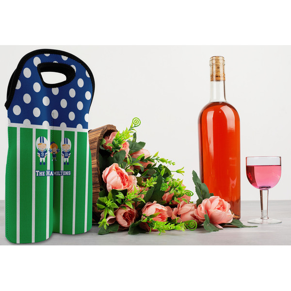 Football Double Wine Tote - LIFESTYLE (new)