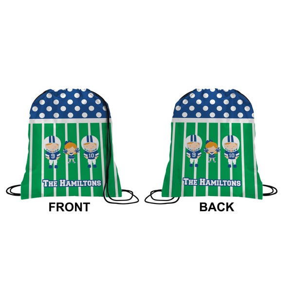 Football Drawstring Backpack