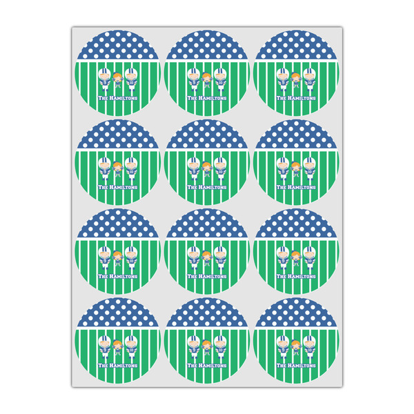 Football Drink Topper - Small - Set of 12