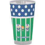 Football Pint Glass - Full Color (Personalized)