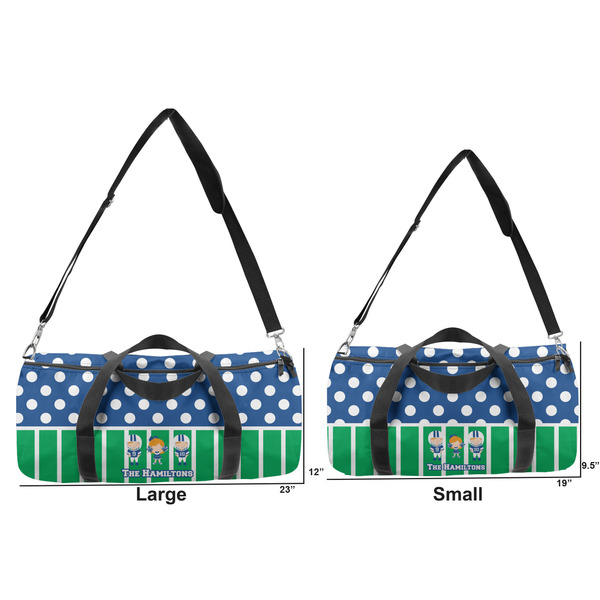 Football Duffle Bag Small and Large