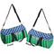 Football Duffle bag small front and back sides