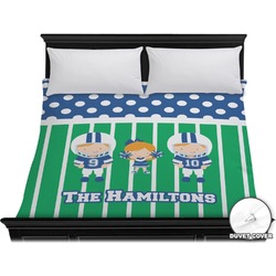 Football Duvet Cover - King (Personalized)