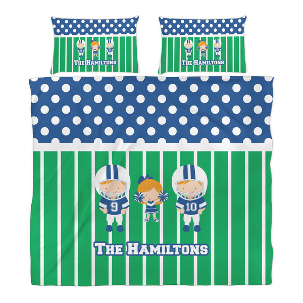 Football Duvet Cover Set - King - Alt Approval